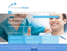 Tablet Screenshot of clinicadentalbarajas.com